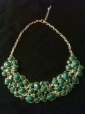 Maxi Colar pedraria verde 2*